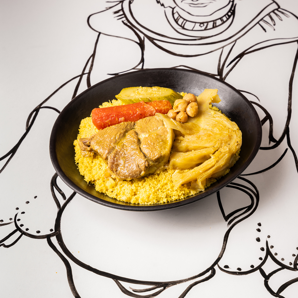 Couscous Viande (Agneau) et légumes 
