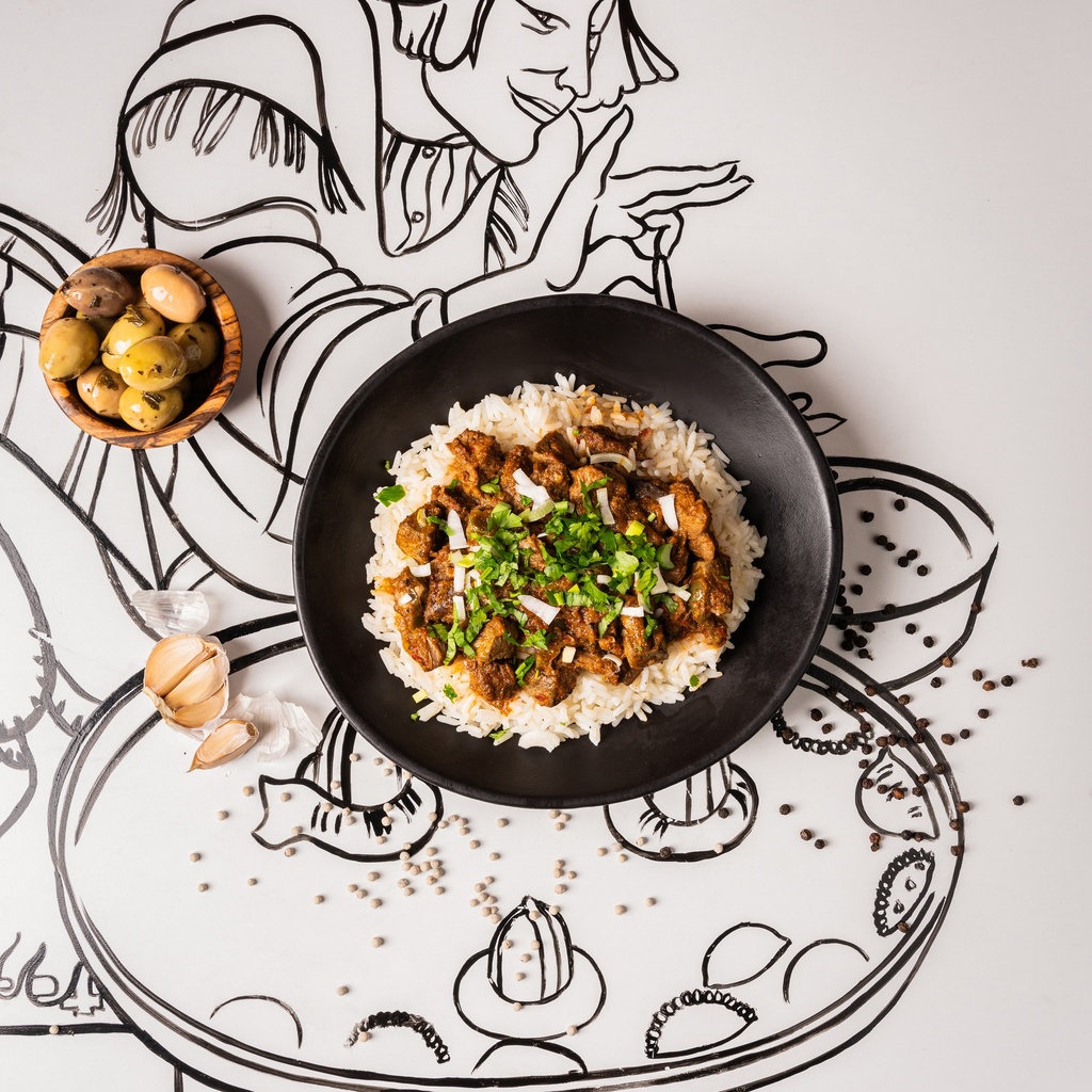 RIZ Kamounia BOEUF & FOIE